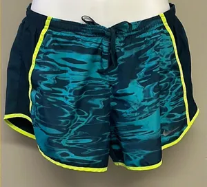 Nike Running Multi Textured Shorts w/ Mesh Drawstring & Built-In Underwear- Med. thumbnail 1