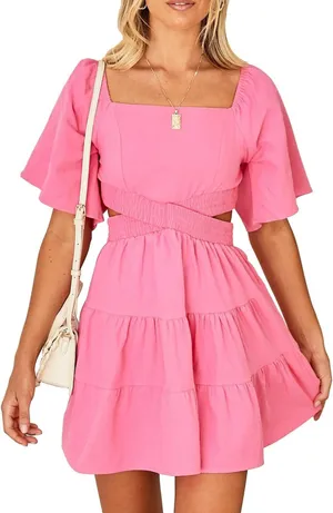 Mini Dress Pink Size XL thumbnail 1