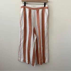 Madewell Huston Pull-On Crop Pants in Evelyn Stripe M thumbnail 9