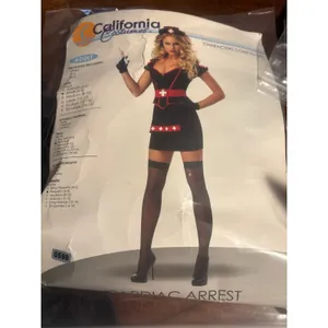 NEW California Costumes Cardiac Arrest Naughty Nurse Costume Size Small thumbnail 8
