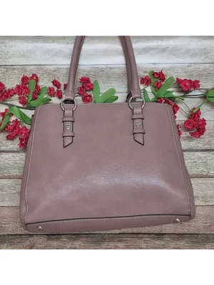 Enzo Angiolini Crossbody Shoulder Bag Pink Faux Leather Purse Handles & Strap thumbnail 3