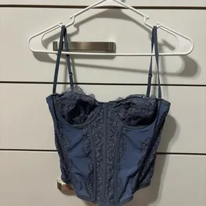 Urban Outfitters Modern Love Corset Blue thumbnail 2