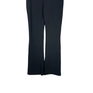 Petal & Pup Hallie Pants Black Wide Leg Slit Hem Pull On Stretch Pants 4 NWT thumbnail 2