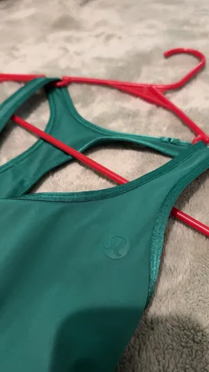 Lululemon Scoop Neck Pleated Tennis Dress Green Cascadia 2 thumbnail 5