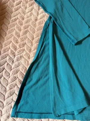 Lululemon Teal Blue Hit Unwind Long Sleeve Top thumbnail 6
