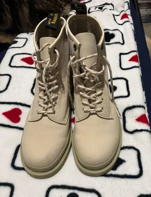 Men’s Tan Dr. Martens Lace-Up Ankle Boots thumbnail 1