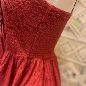 Red Aerie corset style spaghetti strap dress thumbnail 5