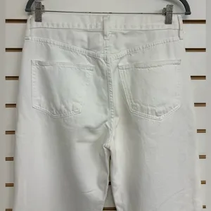 Frame‎ Baggy Denim Le Straight Leg White (Blanc) Jeans 26 100% Cotton thumbnail 8