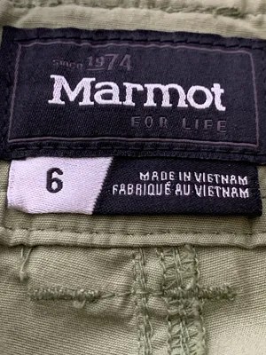 Marmot Womens Roll Tab Hiking Pants Size 6 Green Convertible Outdoor Trail thumbnail 14