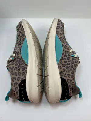 Ariat Hilo Leopard Print Casual Shoes Women’s 7.5B Brown Turquoise Comfort thumbnail 7