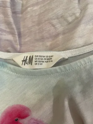 H&M Flamingo Top (12-14Y) Girls thumbnail 3