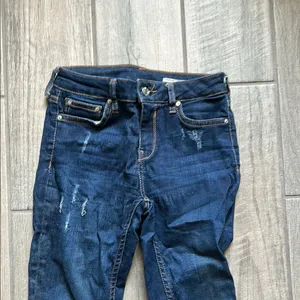 Zara Blue Skinny Jeans with Stretch and Tapered Fit thumbnail 4