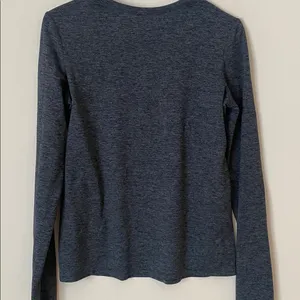 Alo Alosoft Finesse dark Heather gray long sleeve top thumbnail 4
