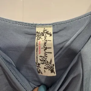Blue corset style free people bra tank‎ thumbnail 3