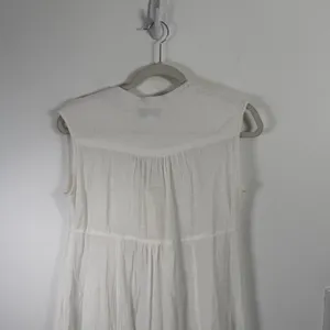 Beach Riot Sandra Midi Dress White Swim Coverup 100% Cotton Coastal Womens Small thumbnail 8