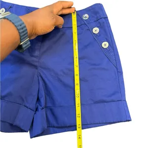 White House Black Market Blue Shorts Women’s Size 2 thumbnail 4