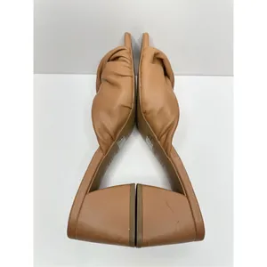 Open Edit Sandals Womens Size 9.5 Brown Edcora Slip On‎ Block Heel Shoes thumbnail 4