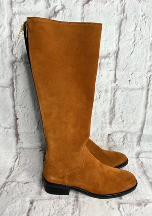 Clarks Pure Ride Dark Tan Suede Women's Knee High Boots size 6 new thumbnail 1