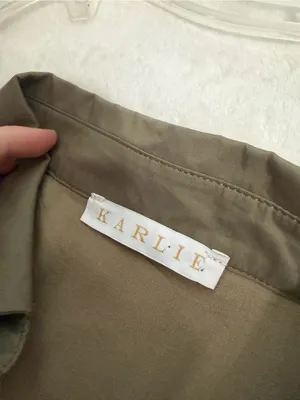 Karlie Olive Puff-Sleeve Mini Dress thumbnail 8