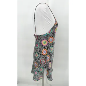 Vintage Indulgence Slip Dress Satin Mandala‎ Maximalist 90s Vibrant Size Small thumbnail 5