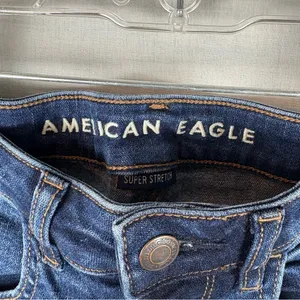 American Eagle Highest Rise Jegging Dark Wash Size 00 Short thumbnail 6