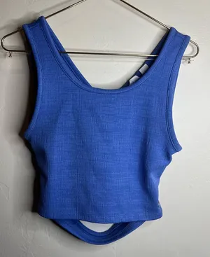 Roxy Vibrant Blue‎ Crop Top tank like new thumbnail 1