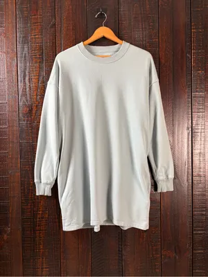 American Eagle Light Blue Tunic Sweatshirt Medium thumbnail 9