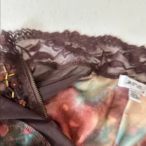 Jaipur Elegant velvet Brown and Orange cardigan extra lightweight size M thumbnail 9