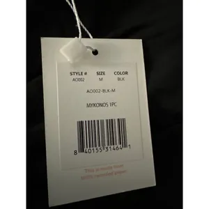 Andie Mykonos Black One Piece Swimsuit Size Medium thumbnail 4