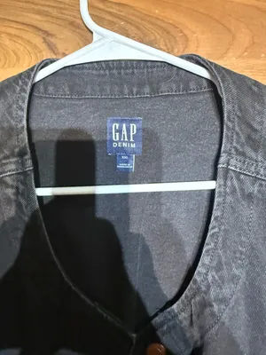 🌸GAP Black Denim Jacket with Subtle Fading thumbnail 2