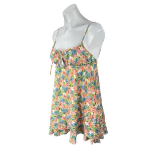 Princess Polly Multicolor Floral Bustier Sleeveless Cami Babydoll Mini Dress 0 thumbnail 3