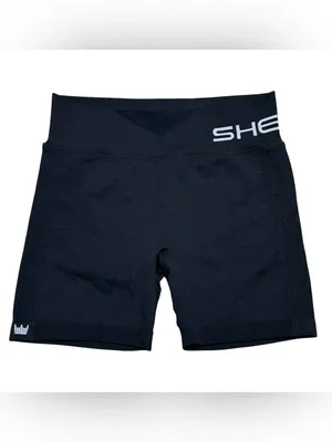 SHEFIT Seamless scrunch butt shorts size Luxe 12/14 black thumbnail 3