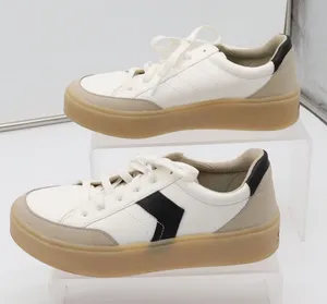 Dr. Scholls Sneakers Womens 6 Madison Lace White Platform Gum Sole Excellent thumbnail 1
