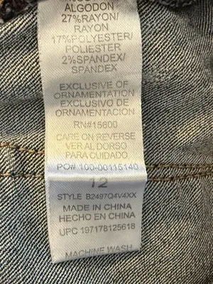 Democracy Ab Technology Jeans Women’s Size 12 Bootcut Flare Medium Wash Stretch thumbnail 7