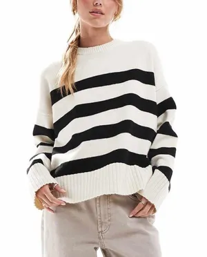 Bershka Striped Sweater thumbnail 1