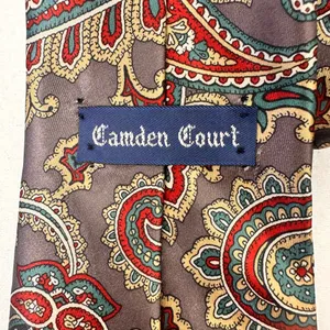 Camden Court Men’s Necktie Gray Multicolor Presley Office Classic thumbnail 7