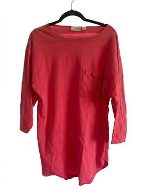 Vintage Y2K Victoria's Secret Pink Long Sleeve Pocket Lounge Dress thumbnail 1