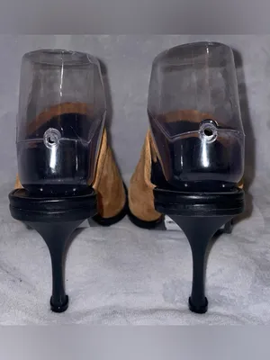 Free People NWT Women Size 36.5 / 6.5 Cognac Brown Suede Leila Heeled Mule Heels thumbnail 5