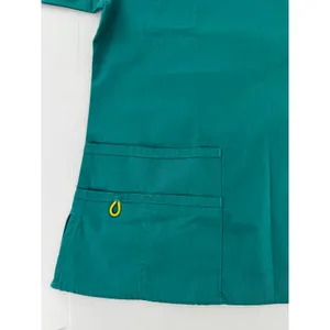 WonderWink Origins Women’s Medium Teal Scrub Top Modern Fit V Neck Medical Nurse thumbnail 3