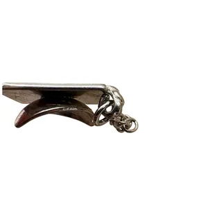 Vintage‎ Wells Sterling Silver Graduation Cap Mortarboard Tassel Charm 1.69g thumbnail 3