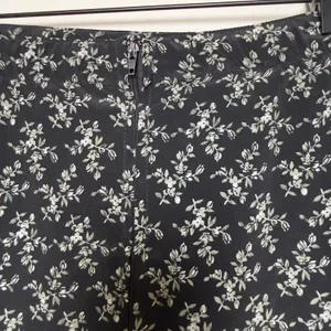 VTG 90s Women‎ Fairy Indie Grunge Maxi Skirt Large Black Ditsy Floral USA Made thumbnail 6