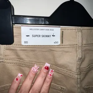 Hollister Women's Tan Skinny Pants 24S Curvy‎ super skinny thumbnail 4
