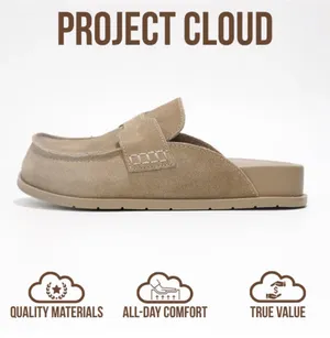 Protect Cloud Genuine Suede Womens Clogs-Arch Support-Lightweight-Non-Slip size8 thumbnail 3