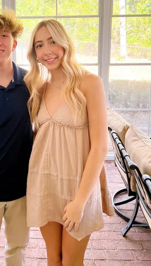 Target tan mini dress thumbnail 1