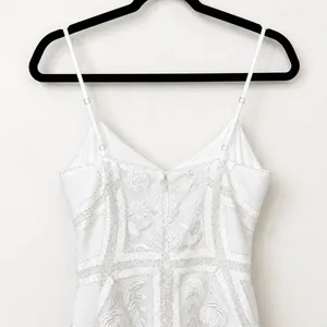 NEW Lulus Alluring Interest White Sequin Embroidered Sleeveless Midi Dress thumbnail 9