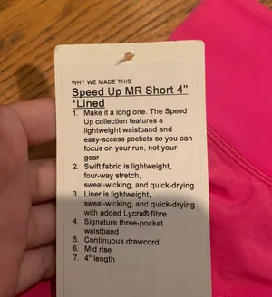 Lululemon Speed Short thumbnail 4