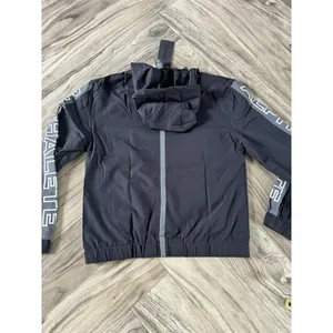 ALPHALETE Women’s EXP Tech Windbreaker- Black Matter, Size Small thumbnail 8