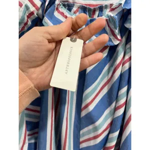 Anthropologie Celandine Stripe Sundress Colorful‎ Cotton Midi Dress Boho Sz L thumbnail 6