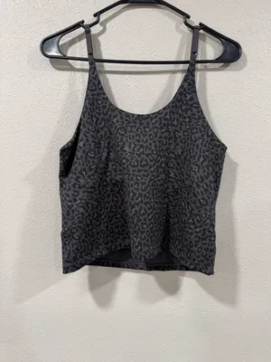 Yogalicious NWT $88 Retail Leopard Black 2 Piece Set thumbnail 4