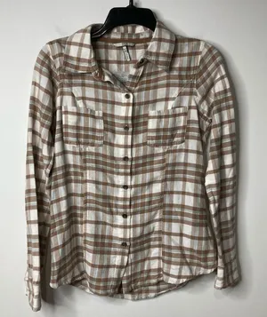 NWT BKE plaid flannel button down shirt‎ size XS thumbnail 1